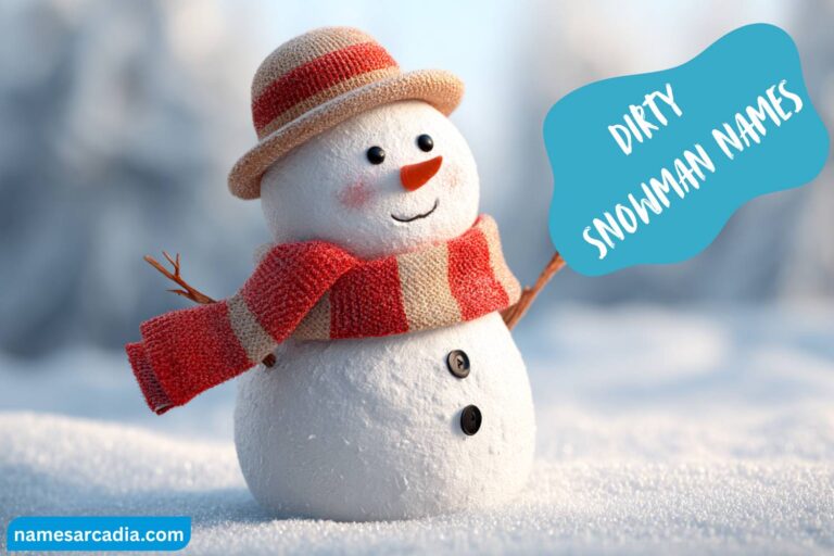 dirty snowman names