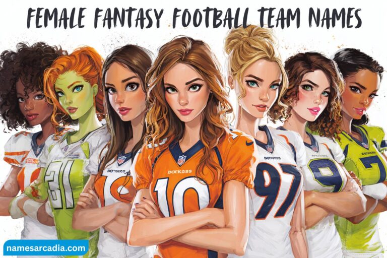 female fantasy football team names