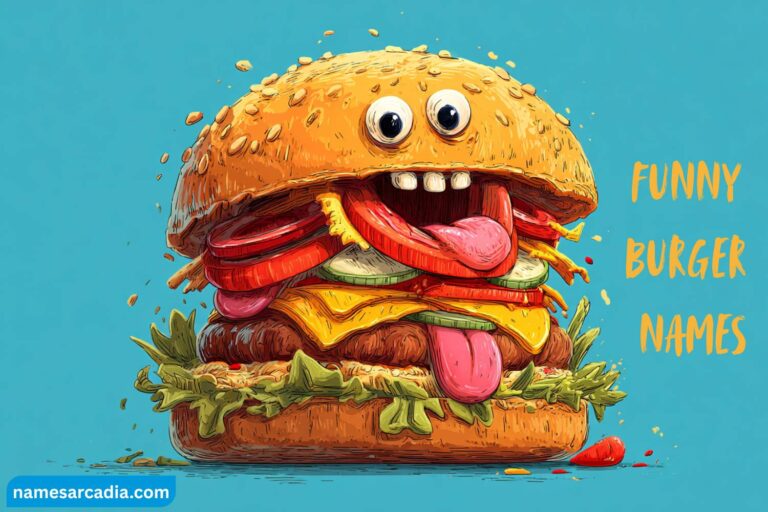 funny burger names