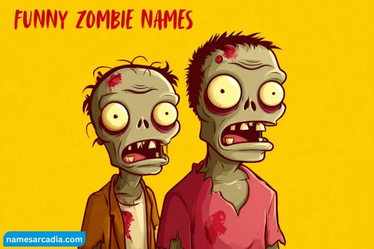 funny zombie names