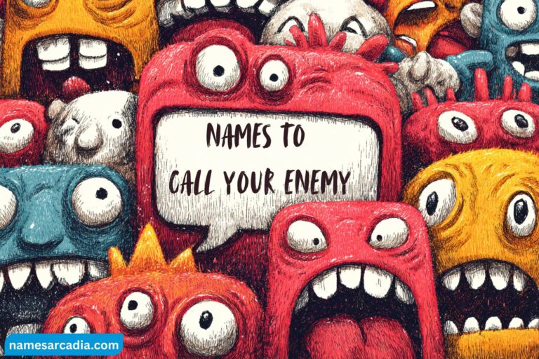 names to call your enemy