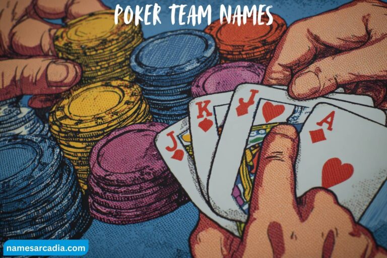 poker team names