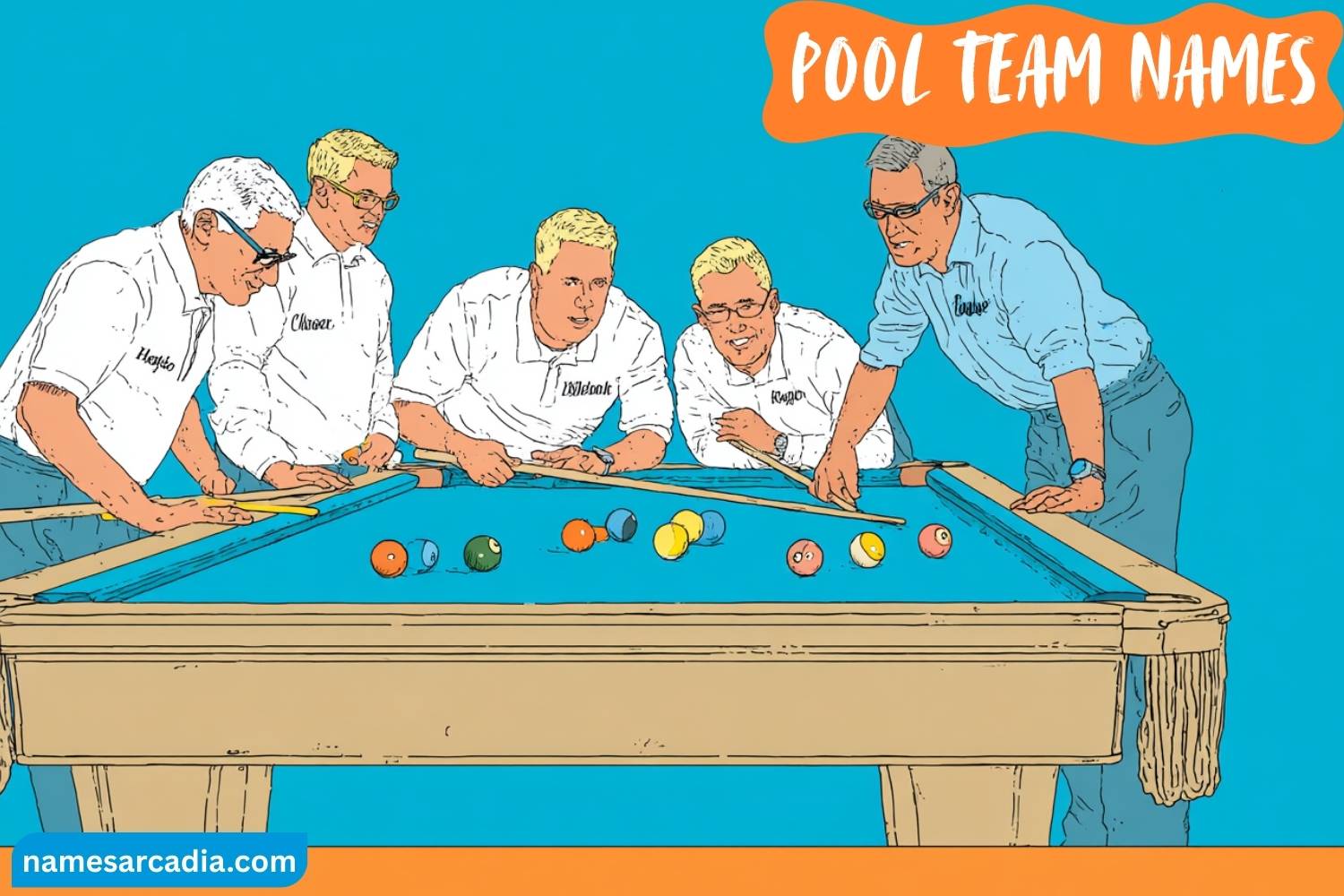 pool team names