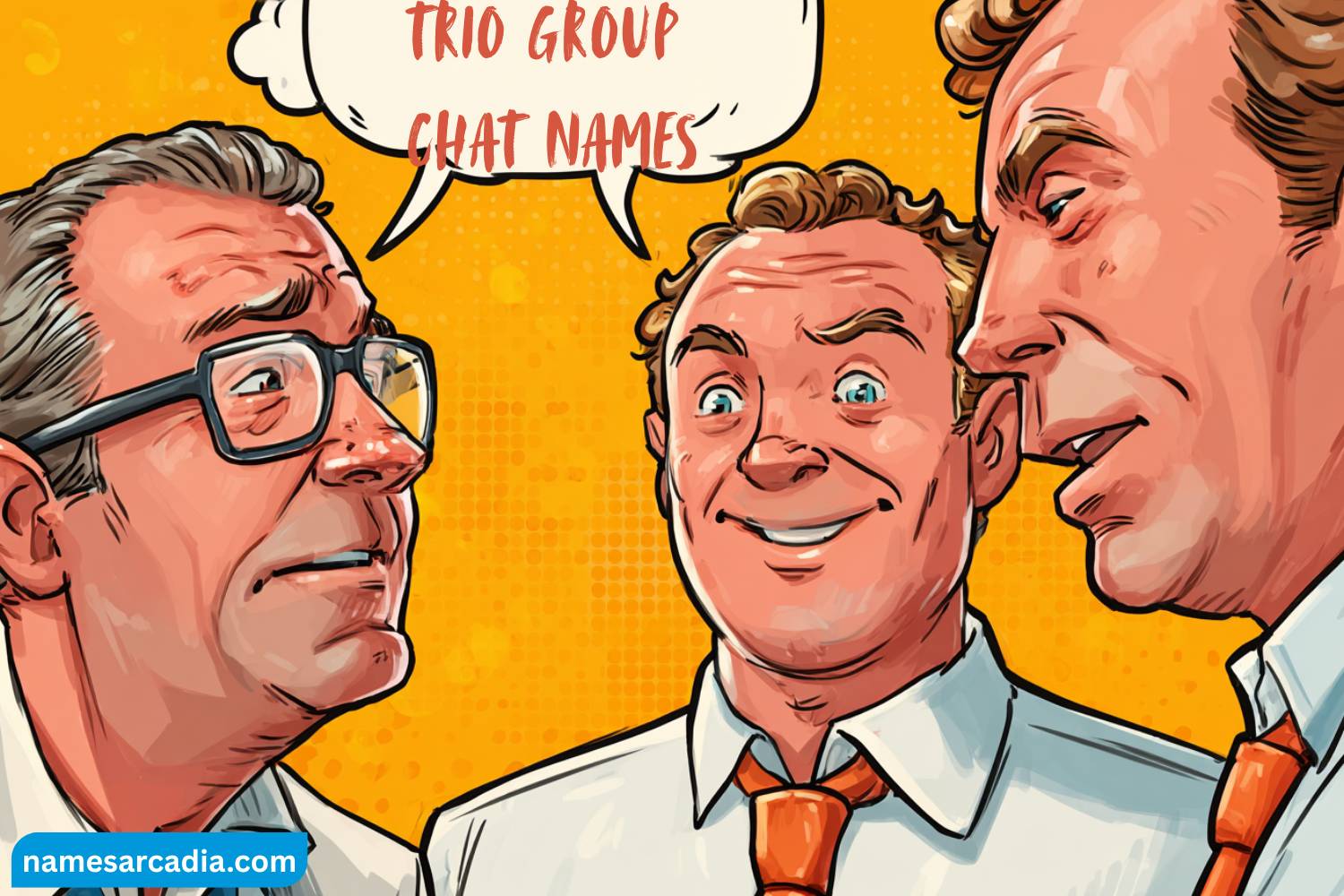 trio group chat names