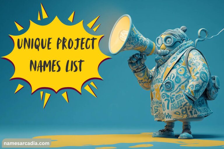 unique project names list