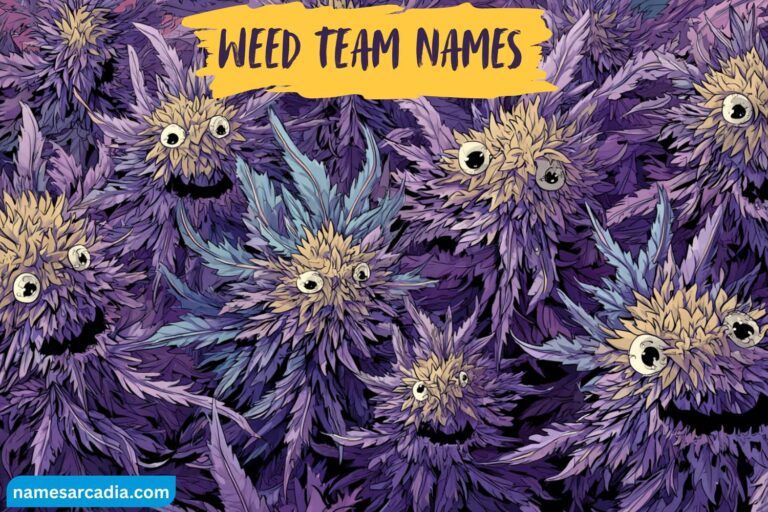 weed team names