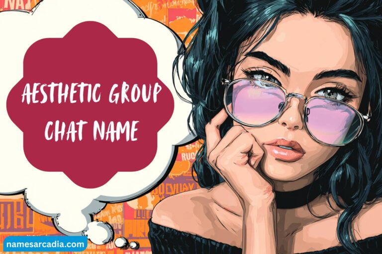 aesthetic group chat names