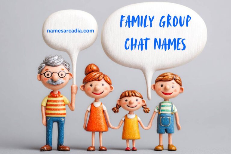 family group chat names