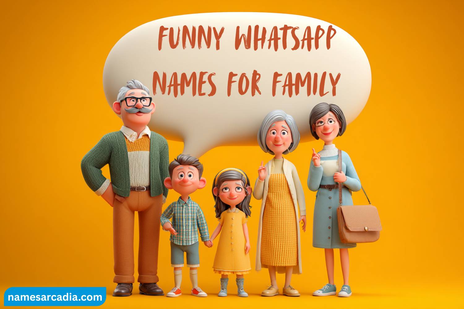 funny whatsapp names for family