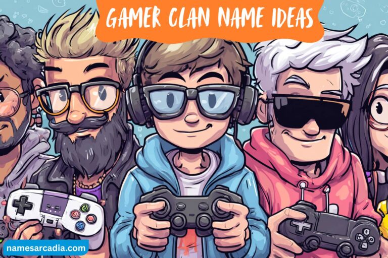 gamer clan name ideas