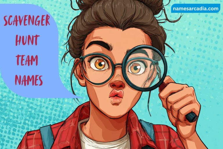 scavenger hunt team names