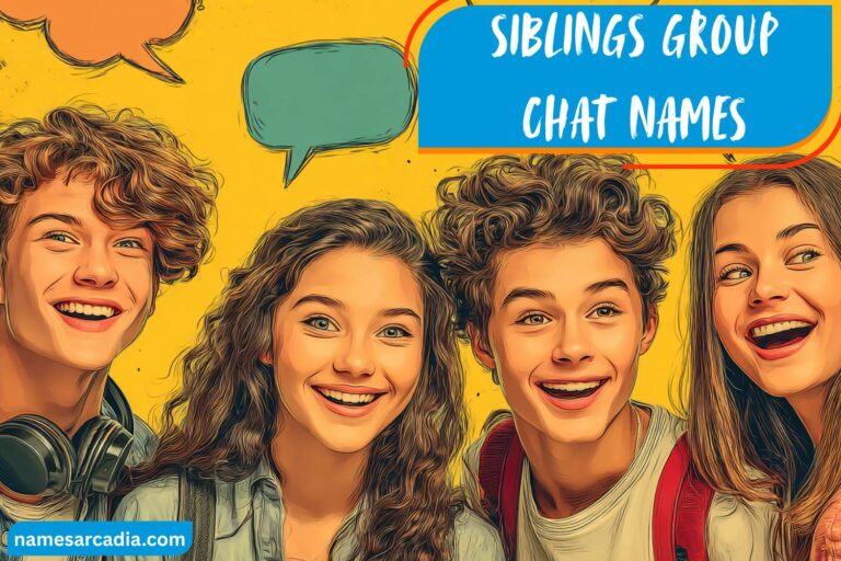 siblings group chat names