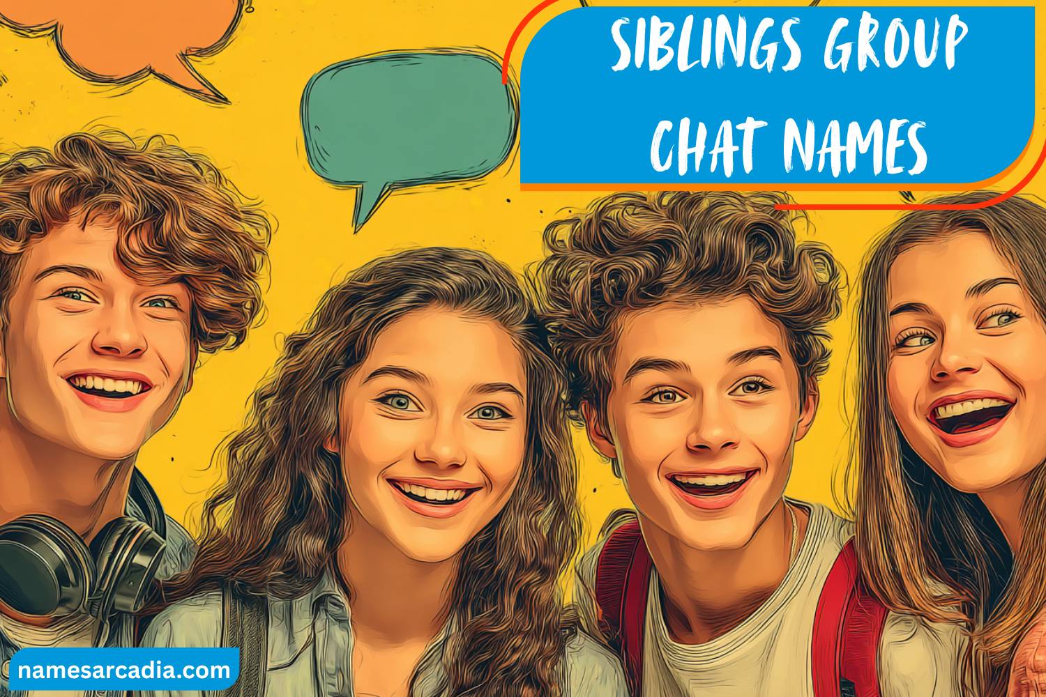 siblings group chat names