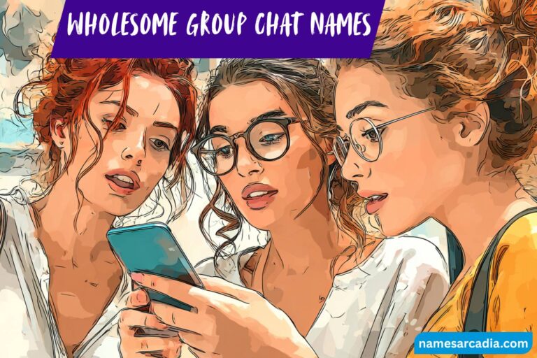 wholesome group chat names